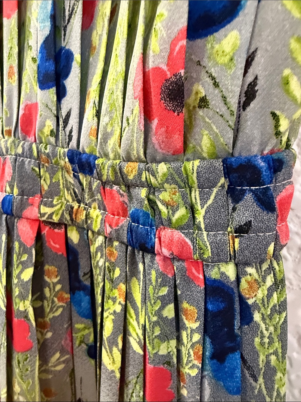 Yoana Baraschi for Anthropologie Meadowlight Floral Pleated Dress | Large - Picture 12 of 12